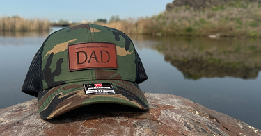 Father's Day Hat - Leather Patch